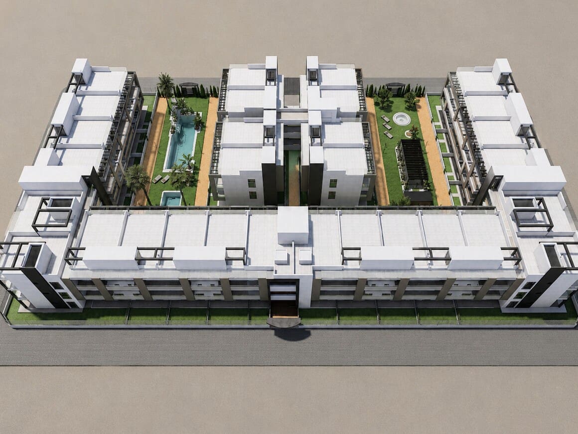 2 soveværelse Lejlighed til salg i Pilar de la Horadada med swimmingpool garage - € 290.000 (Ref: 10157538)