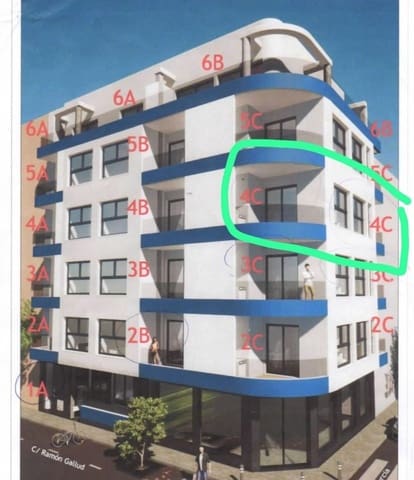 2 soverom Leilighet til salgs i Puerto Deportivo, Torrevieja med svømmebasseng - € 265 000 (Ref: 10158299)