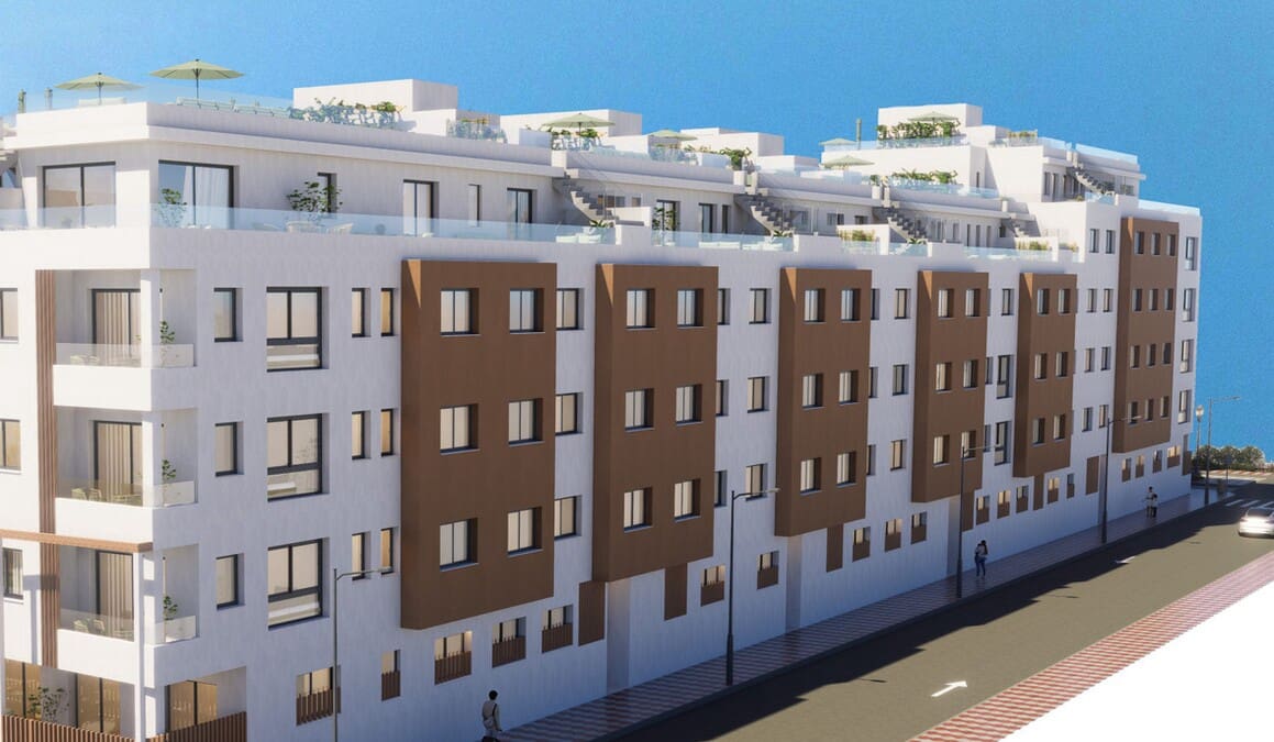 Apartamento de 3 habitaciones en Roquetas de Mar en venta con piscina garaje - 191.000 € (Ref: 10162371)