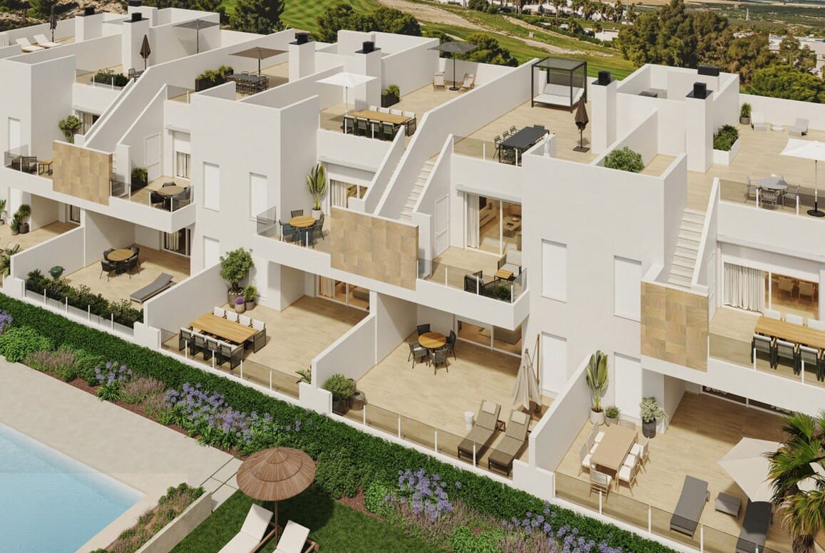 3 sypialnia Apartament na sprzedaż w Algorfa z basenem garażem - 389 000 € (Ref: 10171201)