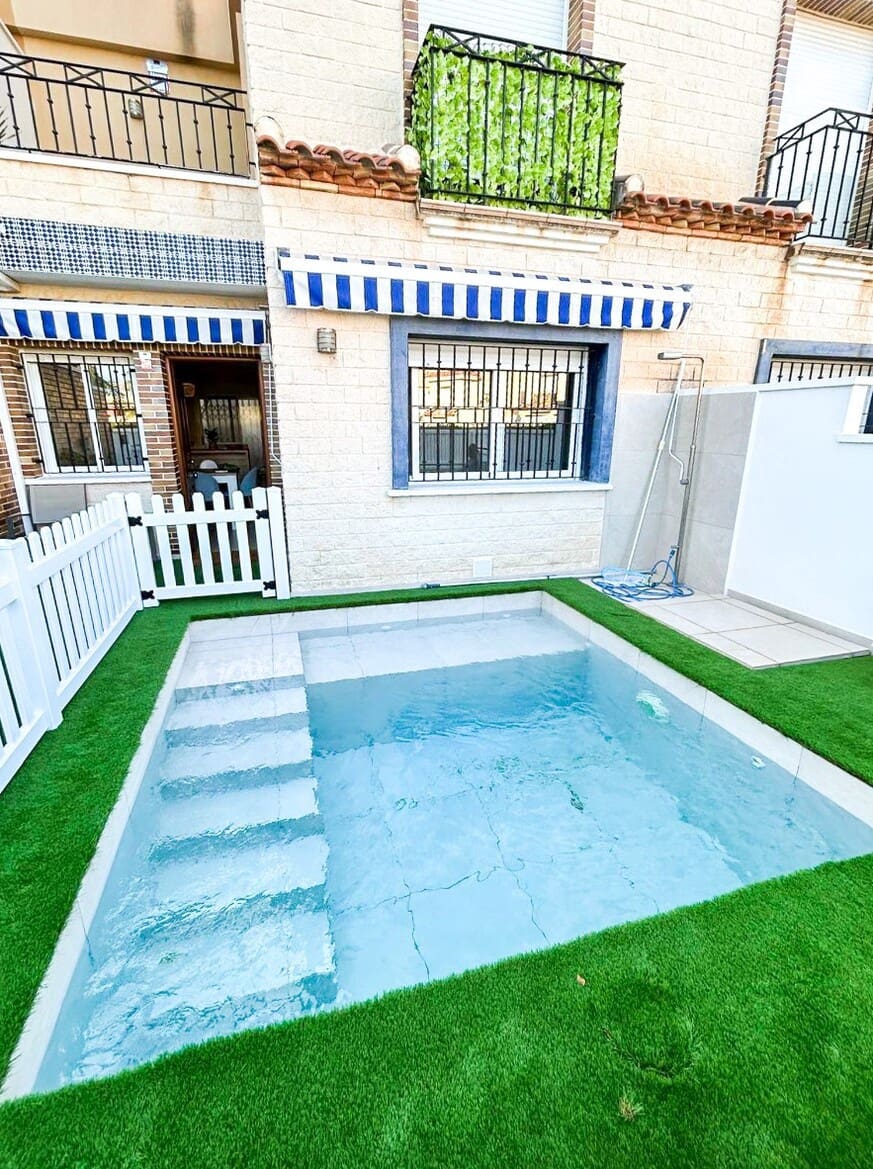 3 chambre Maison de Ville à vendre à Torre de la Horadada avec piscine garage - 383 300 € (Ref: 10172527)