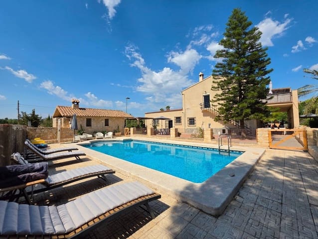 6 soveværelse Finca/Landehus til salg i El Pla de Sant Josep - L'Asil, Elche / Elx med swimmingpool garage - € 850.000 (Ref: 10172568)