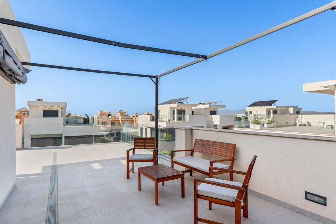 3 Zimmer Doppelhaus zu verkaufen in San Fulgencio mit Pool - 430.000 € (Ref: 10172657)