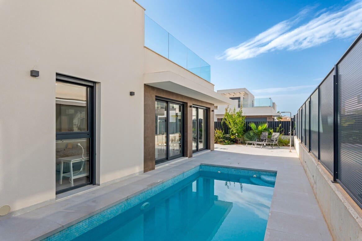 3 Zimmer Doppelhaus zu verkaufen in San Fulgencio mit Pool - 430.000 € (Ref: 10172657)