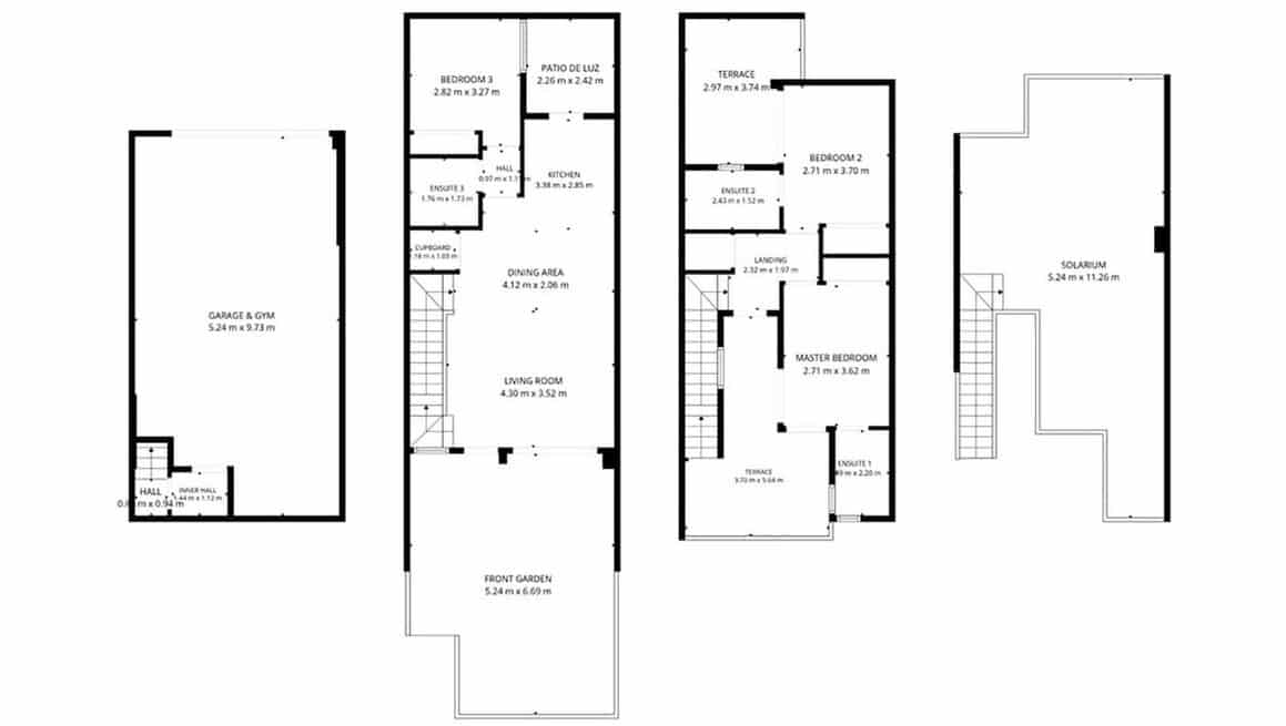 3 sypialnia Dom na sprzedaż w Los Dolses z basenem garażem - 395 000 € (Ref: 10173439)