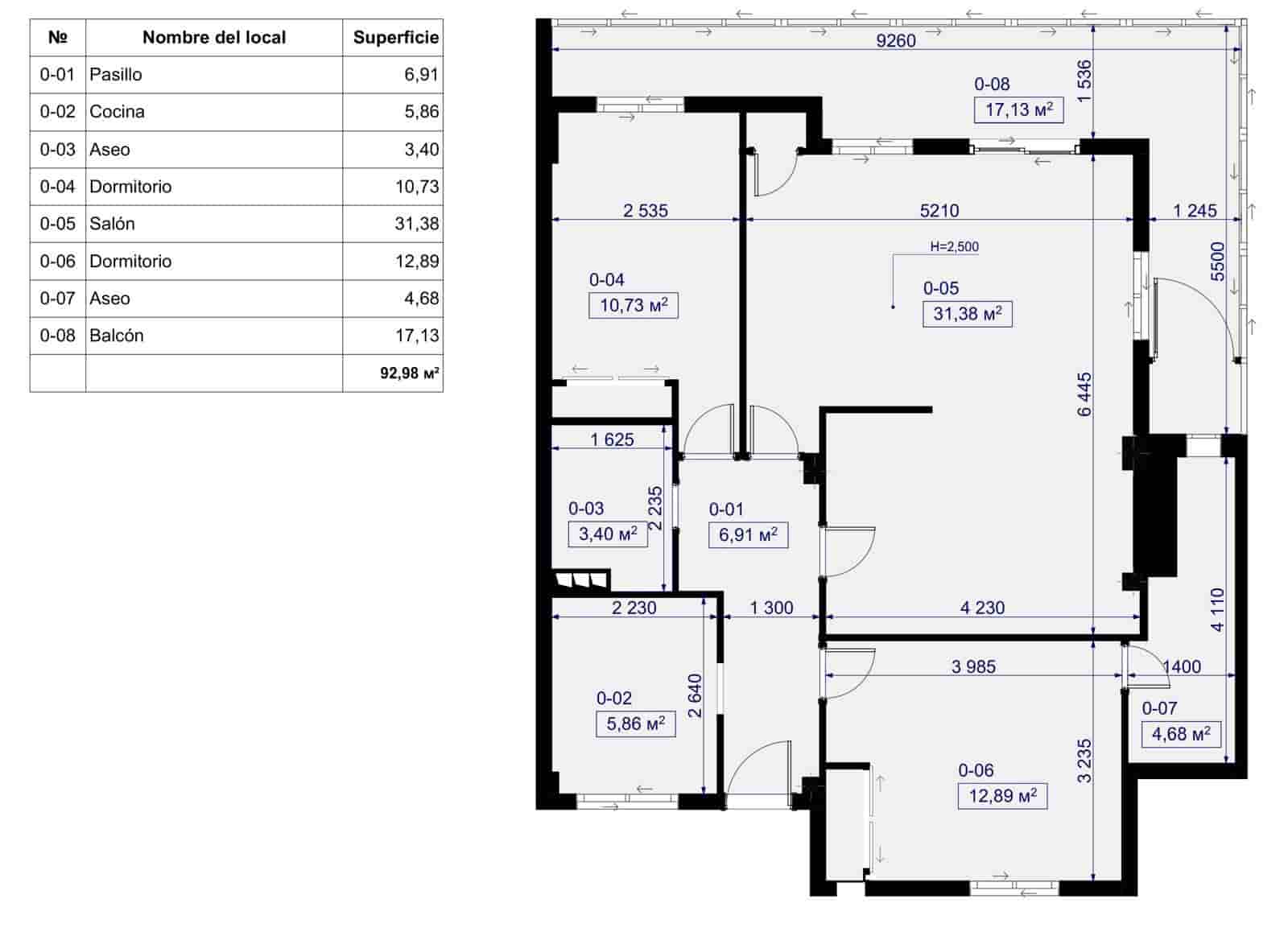 3 soverom Leilighet til salgs i Orihuela Costa - € 205 000 (Ref: 10180397)