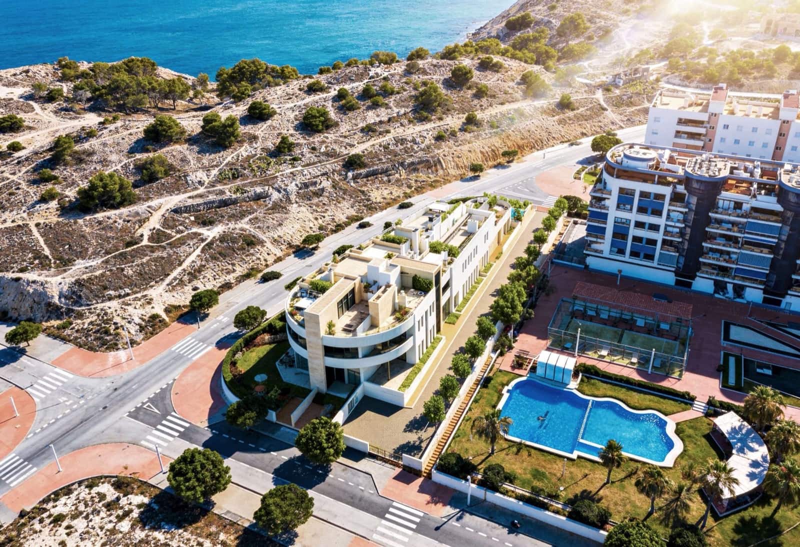 1 Zimmer Apartment zu verkaufen in La Villajoyosa / Vila Joiosa mit Pool Garage - 235.000 € (Ref: 10181893)