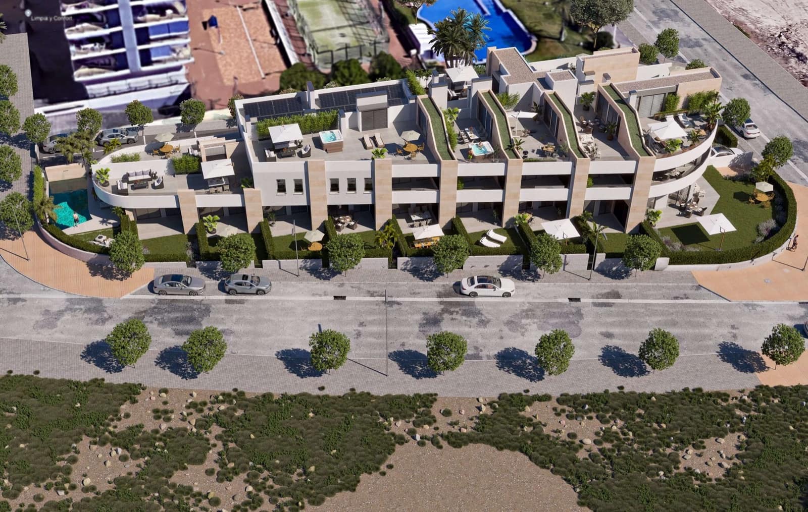 2 slaapkamer Appartement te koop in La Villajoyosa / Vila Joiosa met zwembad garage - € 235.000 (Ref: 10181894)