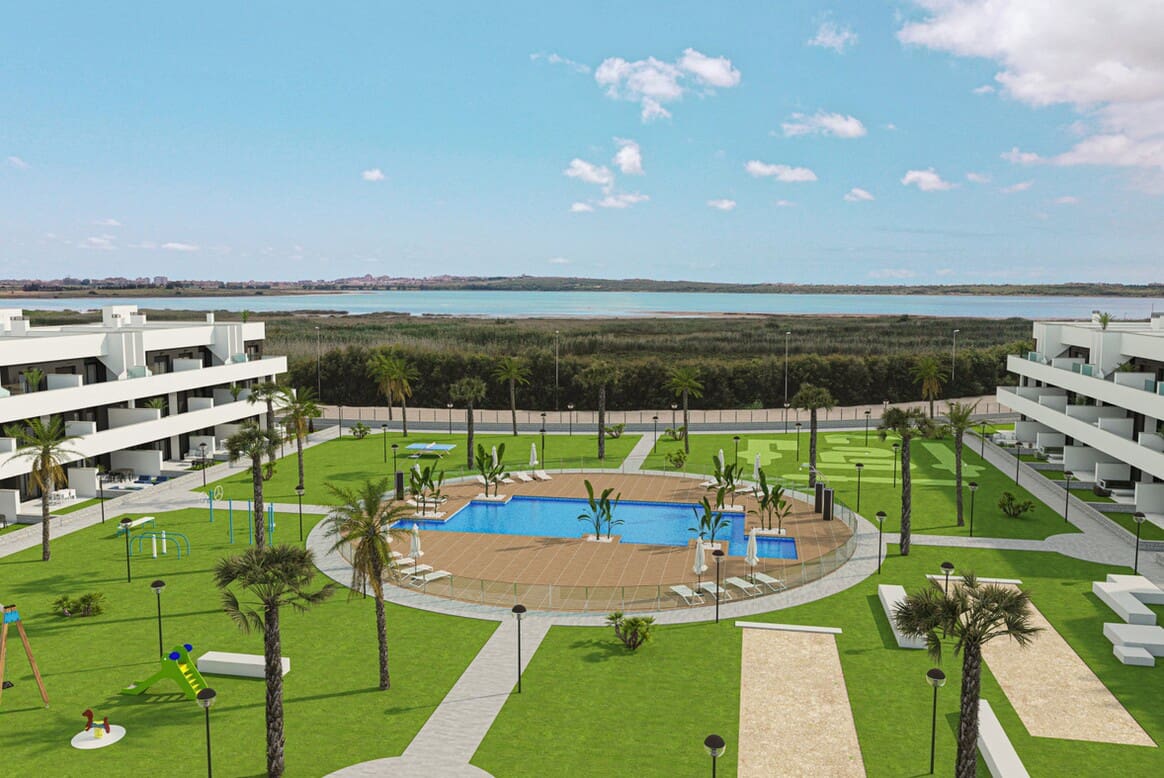 2 Zimmer Apartment zu verkaufen in Guardamar del Segura mit Pool Garage - 255.000 € (Ref: 10184396)