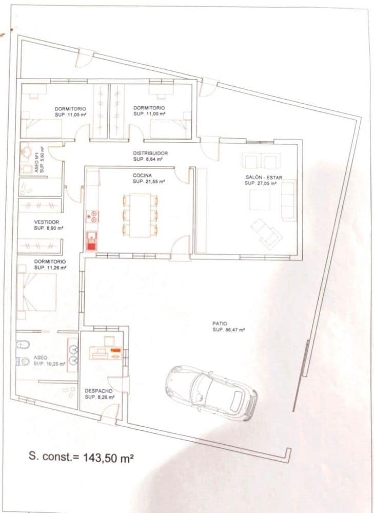 3 sypialnia Willa na sprzedaż w Torre de la Horadada - 598 000 € (Ref: 9513773)
