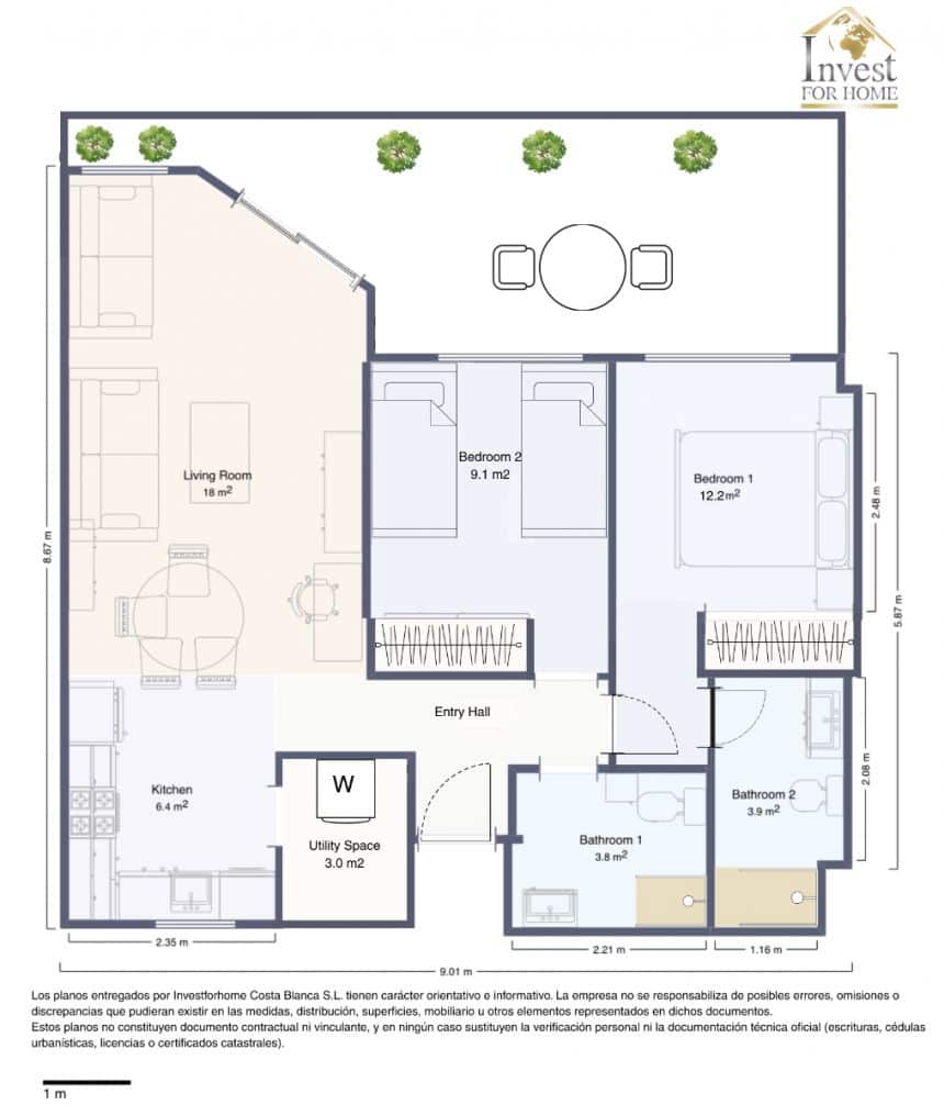 2 slaapkamer Appartement te koop in La Veleta - € 250.000 (Ref: 9513834)