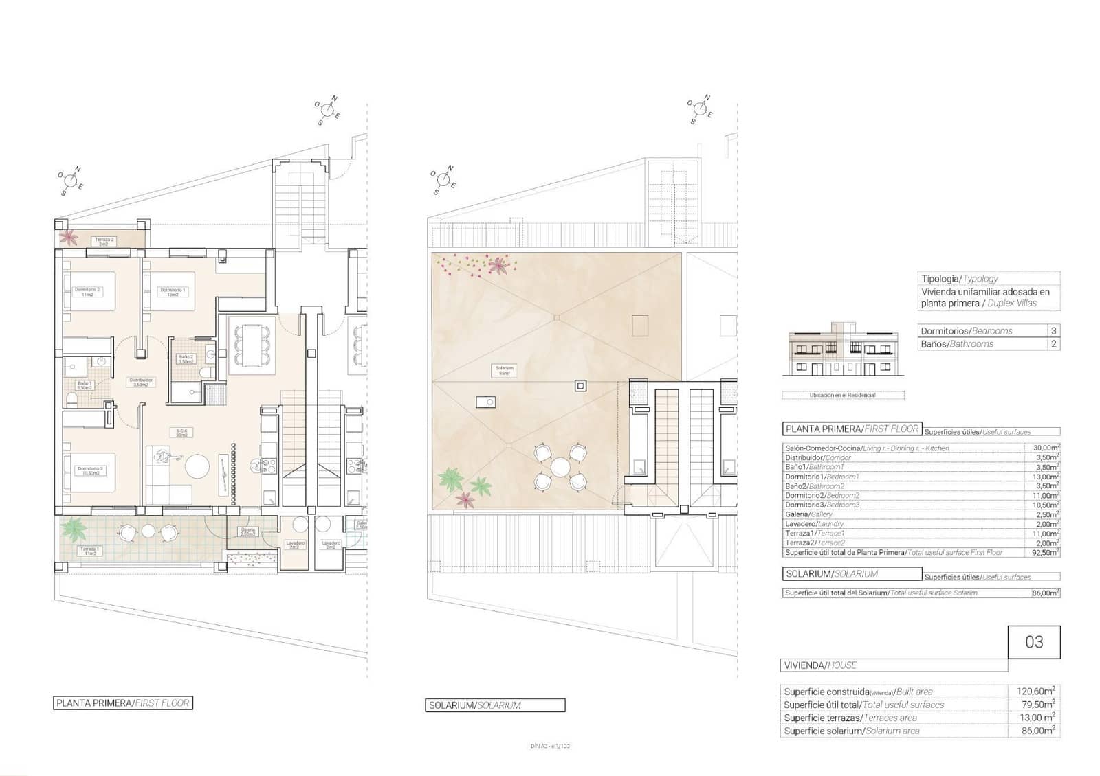 Bungalow de 3 habitaciones en Hondón de las Nieves en venta - 215.000 € (Ref: 9513957)