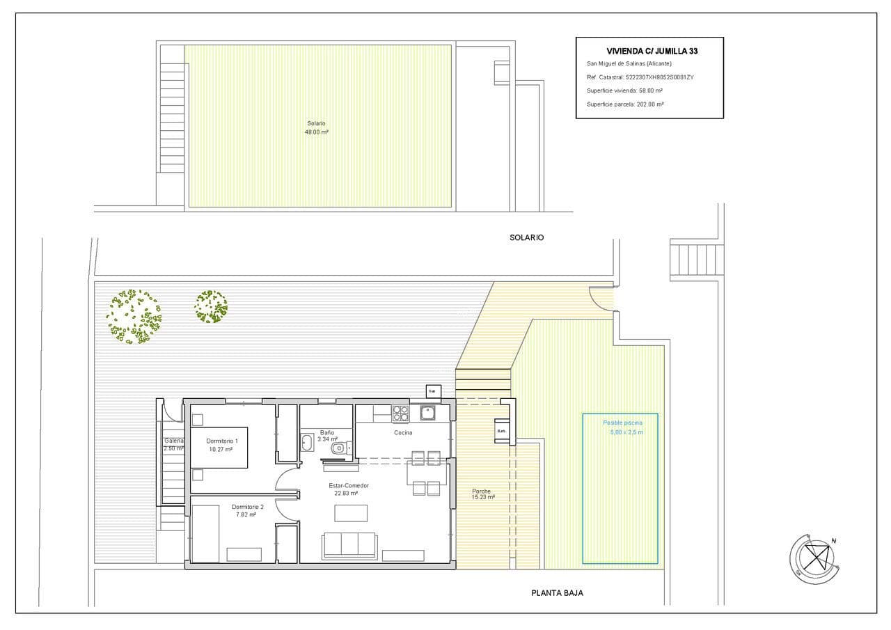 Bungalow de 2 habitaciones en Orihuela Costa en venta - 199.000 € (Ref: 9514024)