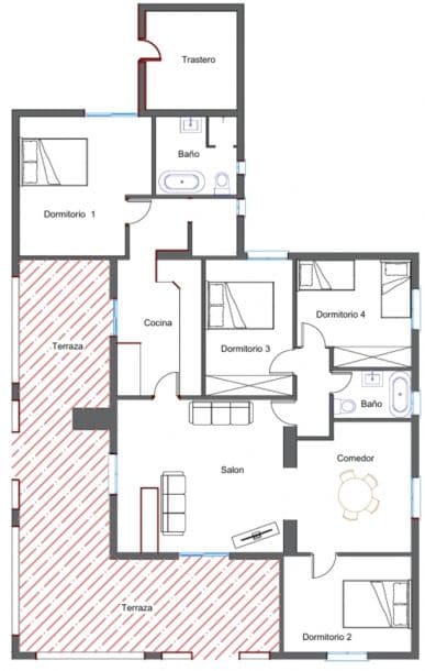 4 bedroom Villa for sale in La Siesta - € 425,000 (Ref: 9514098)