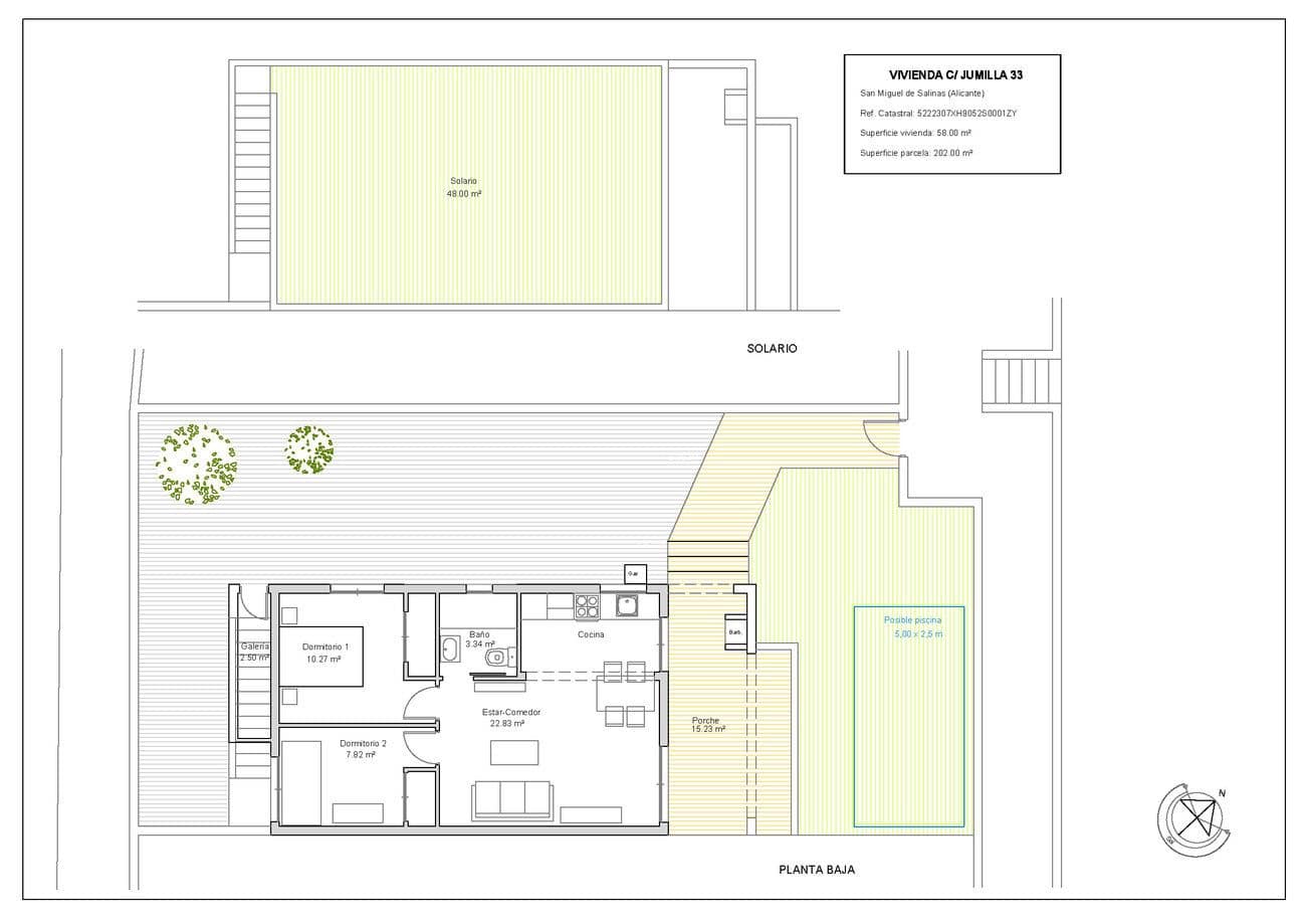 Bungalow de 2 habitaciones en Orihuela Costa en venta - 199.000 € (Ref: 9514249)