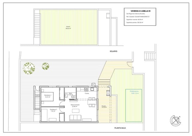2 makuuhuone Bungalow myytävänä paikassa Las Filipinas - 199 000 € (Ref: 9514249)