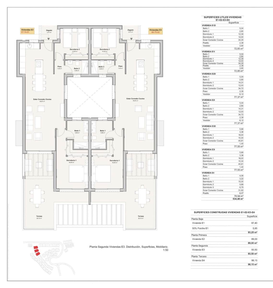 2 bedroom Penthouse for sale in Mojacar with pool - € 385,000 (Ref: 9514381)
