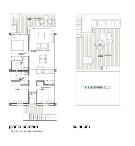 3 Zimmer Bungalow zu verkaufen in Bigastro mit Pool - 219.000 € (Ref: 9514427)