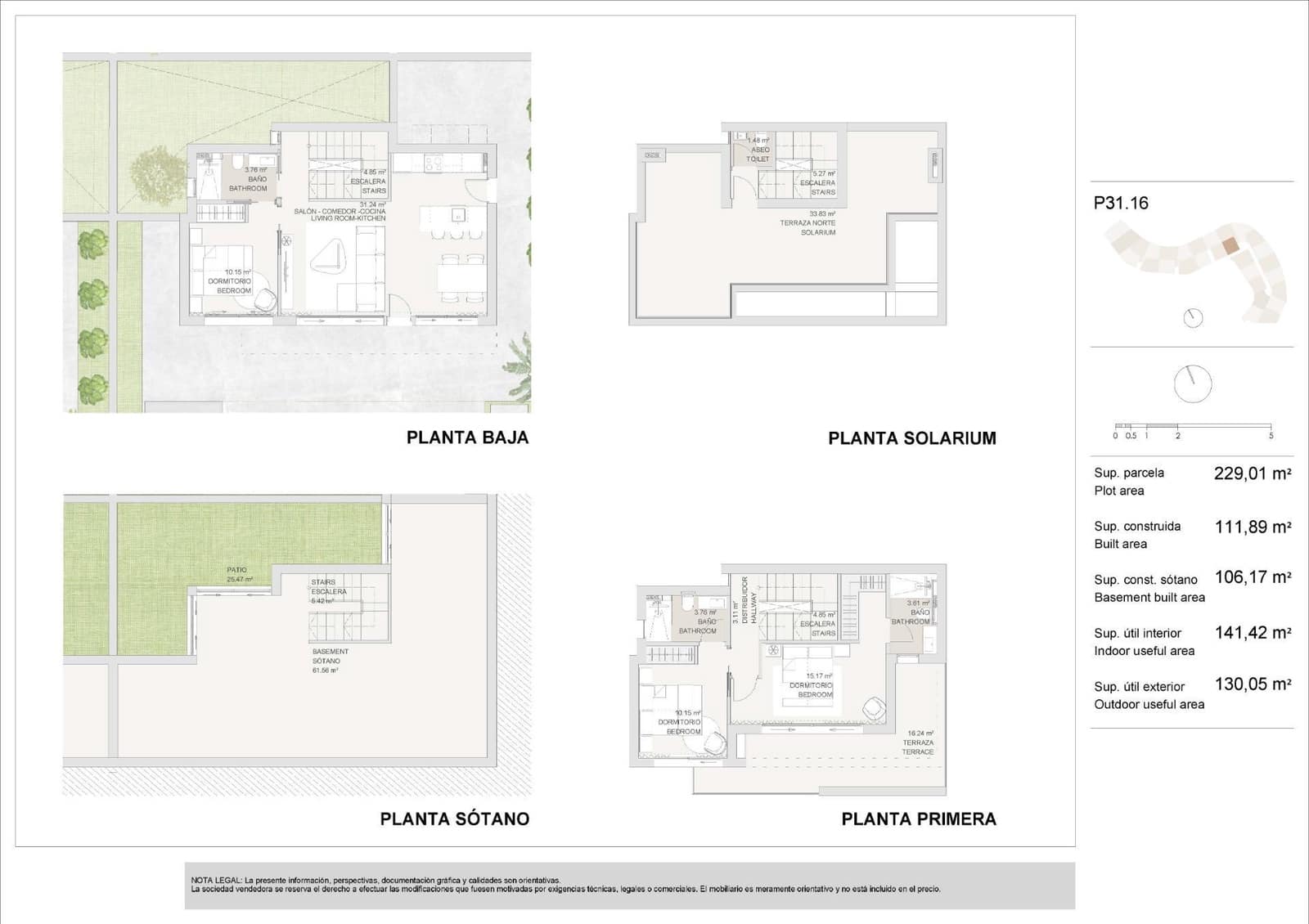 3 soveværelse Villa til salg i Los Alcazares med swimmingpool - € 695.000 (Ref: 9514565)