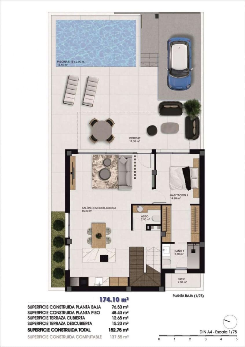 3 Zimmer Wohnung zu verkaufen in Dolores mit Pool - 435.000 € (Ref: 9514585)