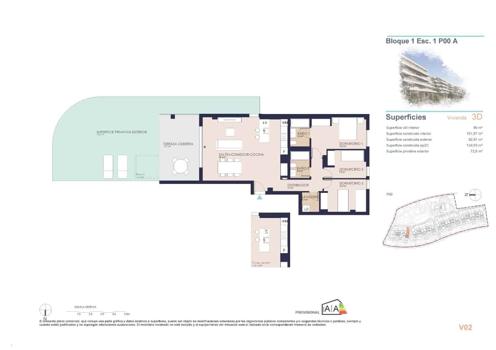 3 soverom Leilighet til salgs i El Vergel / Verger med svømmebasseng - € 470 000 (Ref: 9514666)