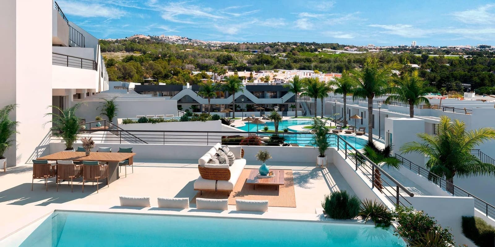 2 soverom Penthouse til salgs i Alfaz del Pi / L'Alfas del Pi med svømmebasseng - € 320 000 (Ref: 9514695)