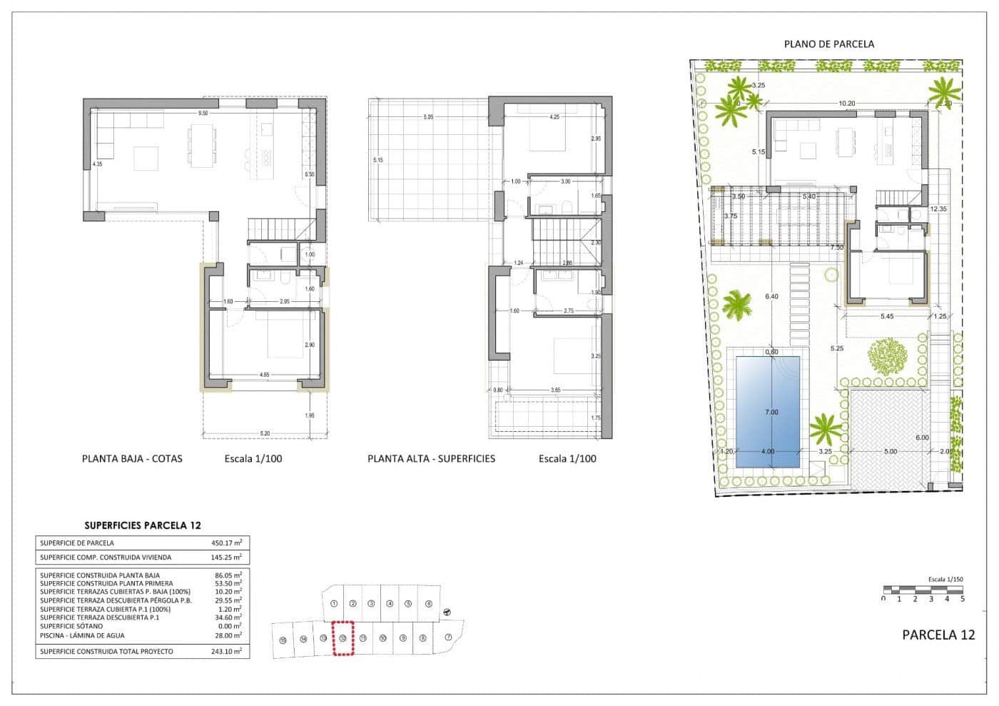 3 sovrum Villa till salu i Finestrat med pool - 1 145 000 € (Ref: 9515123)