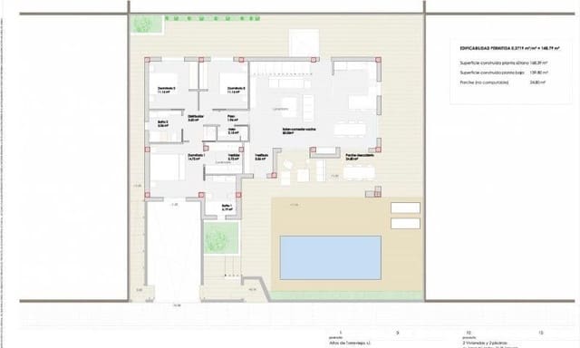 3 soverom Villa til salgs i La Siesta, Torrevieja med svømmebasseng - € 750 000 (Ref: 9515129)