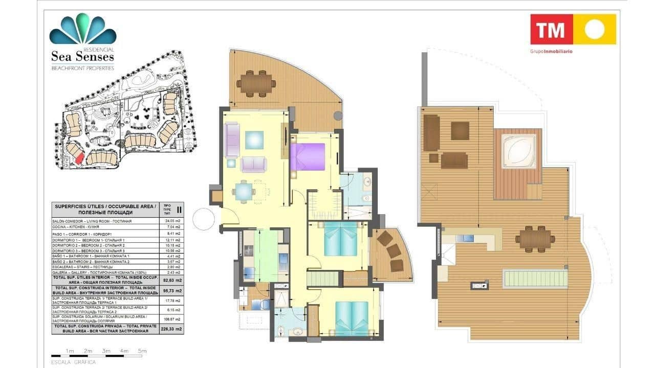 Ático de 3 habitaciones en Punta Prima en venta con piscina - 810.000 € (Ref: 9521402)