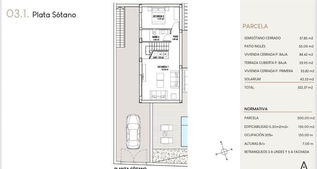 3 makuuhuone Huvila myytävänä paikassa Finestrat mukana 
autotalli - 1 050 000 € (Ref: 9524525)