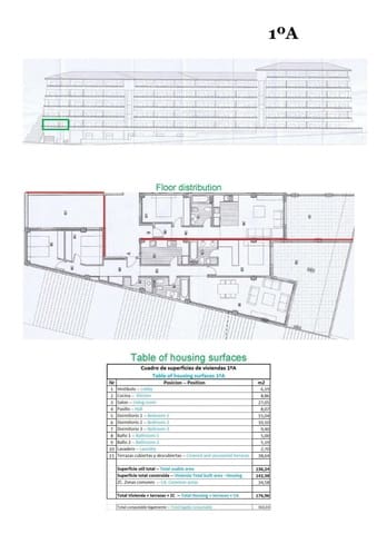 3 sypialnia Apartament na sprzedaż w Relleu z basenem - 229 000 € (Ref: 9530856)