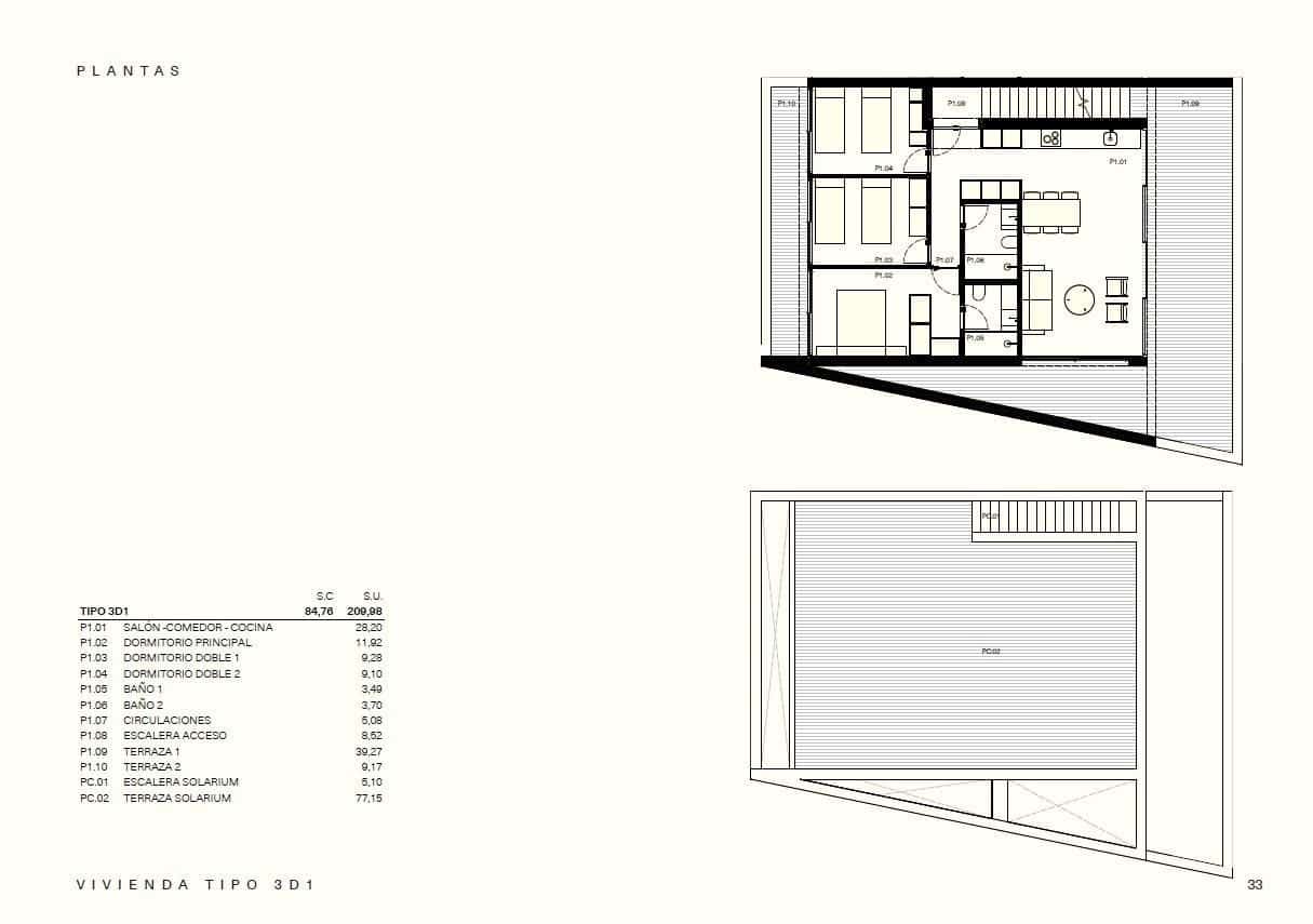 3 quarto Bungalow para venda em Los Balcones com piscina - 349 000 € (Ref: 9533990)
