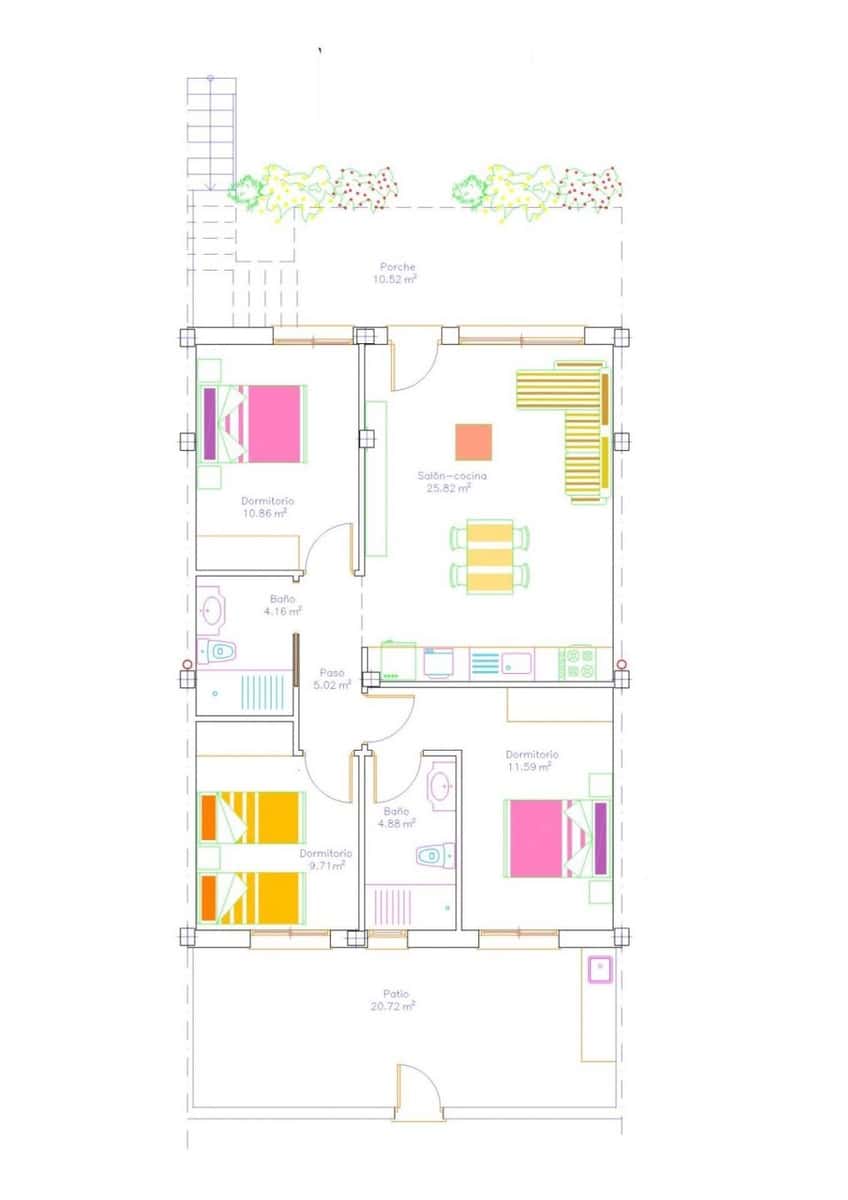 3 sypialnia Bungalow na sprzedaż w San Javier z basenem - 258 900 € (Ref: 9571411)