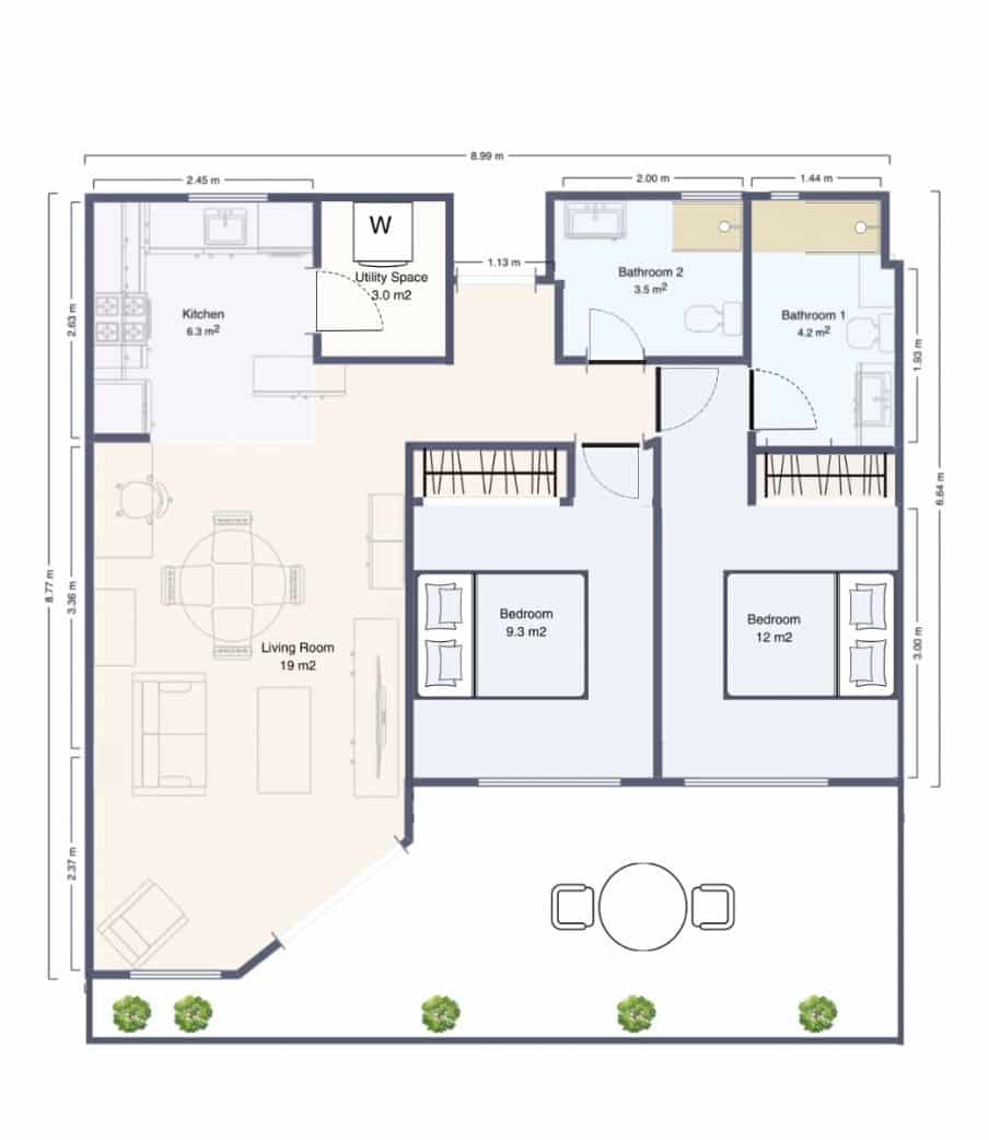 2 sovrum Lägenhet till salu i Torrevieja - 240 000 € (Ref: 9611437)