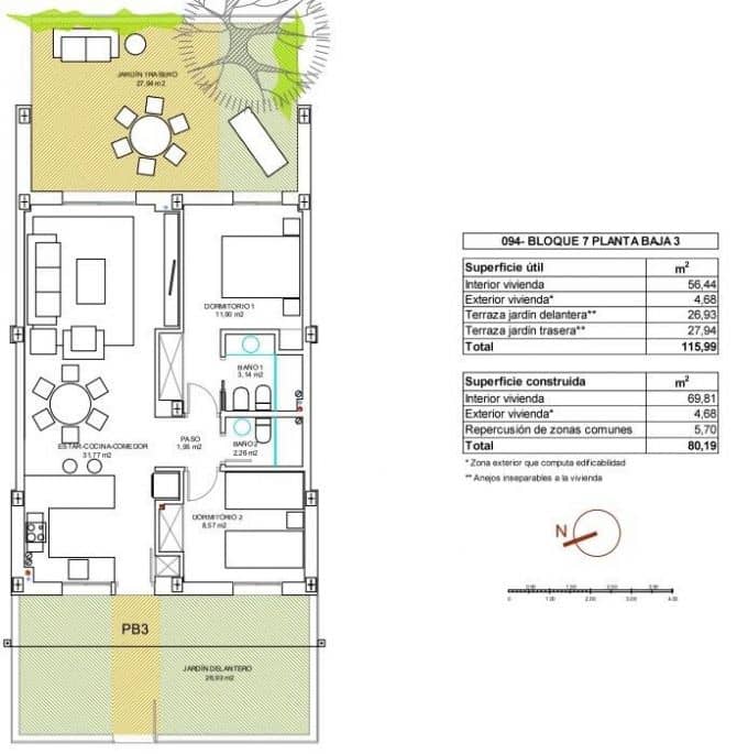 2 bedroom Apartment for sale in Vera with pool - € 242,000 (Ref: 9621845)