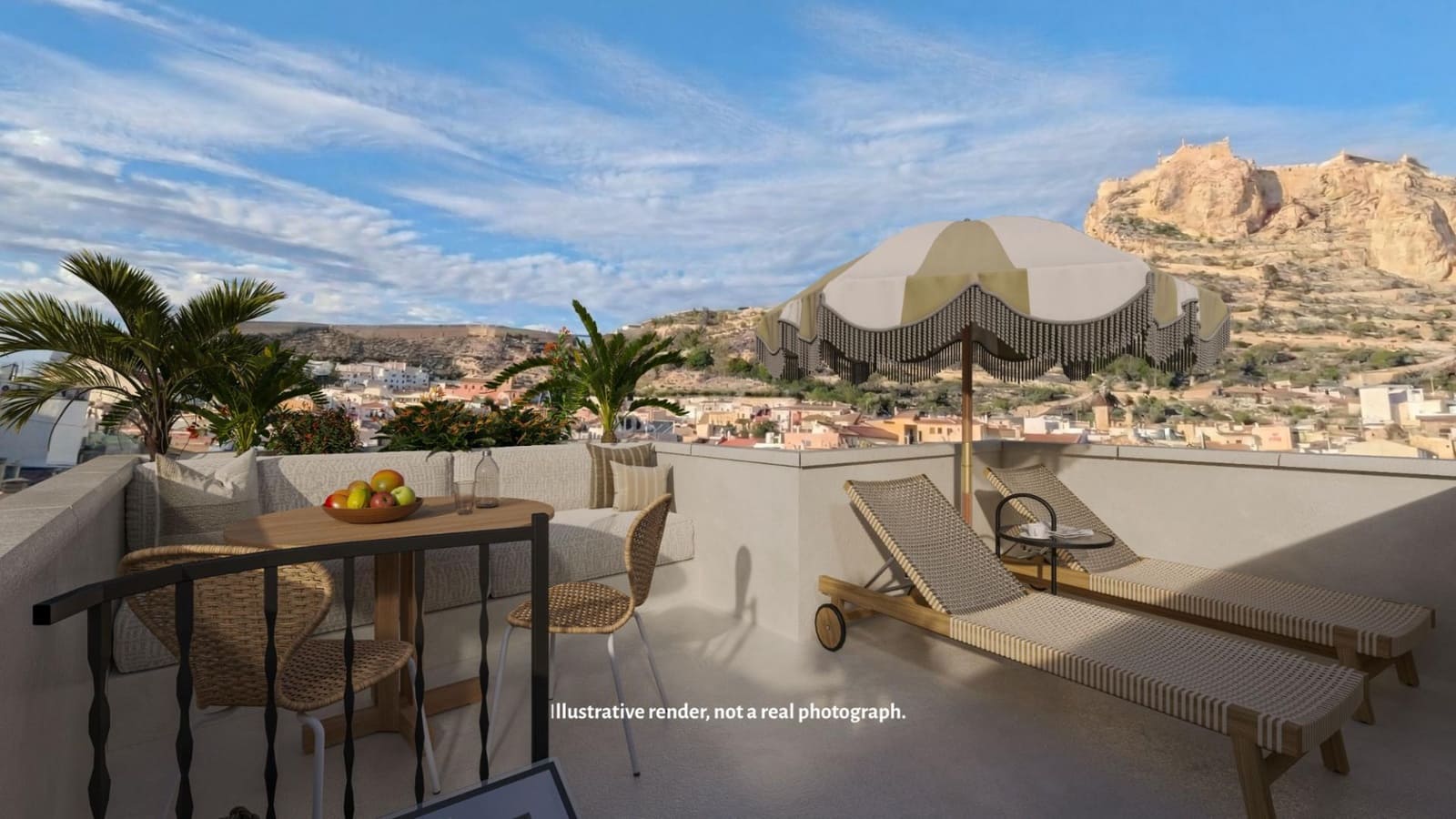 1 makuuhuone Huoneisto myytävänä paikassa Alicante kaupunki - 199 000 € (Ref: 9621859)