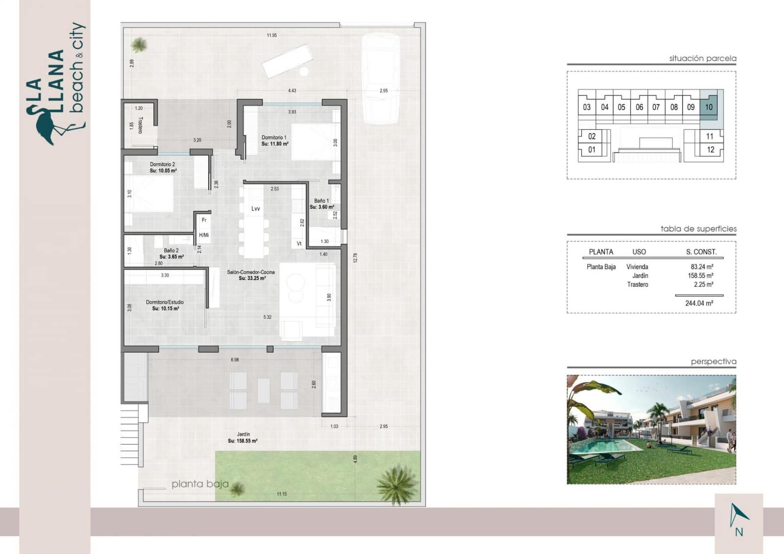 3 bedroom Apartment for sale in San Pedro del Pinatar - € 365,000 (Ref: 9627843)