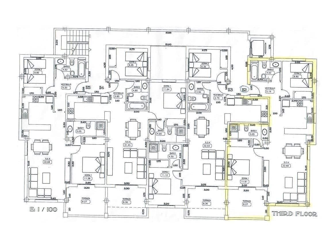 2 chambre Penthouse à vendre à Filipinas - 229 900 € (Ref: 9637811)