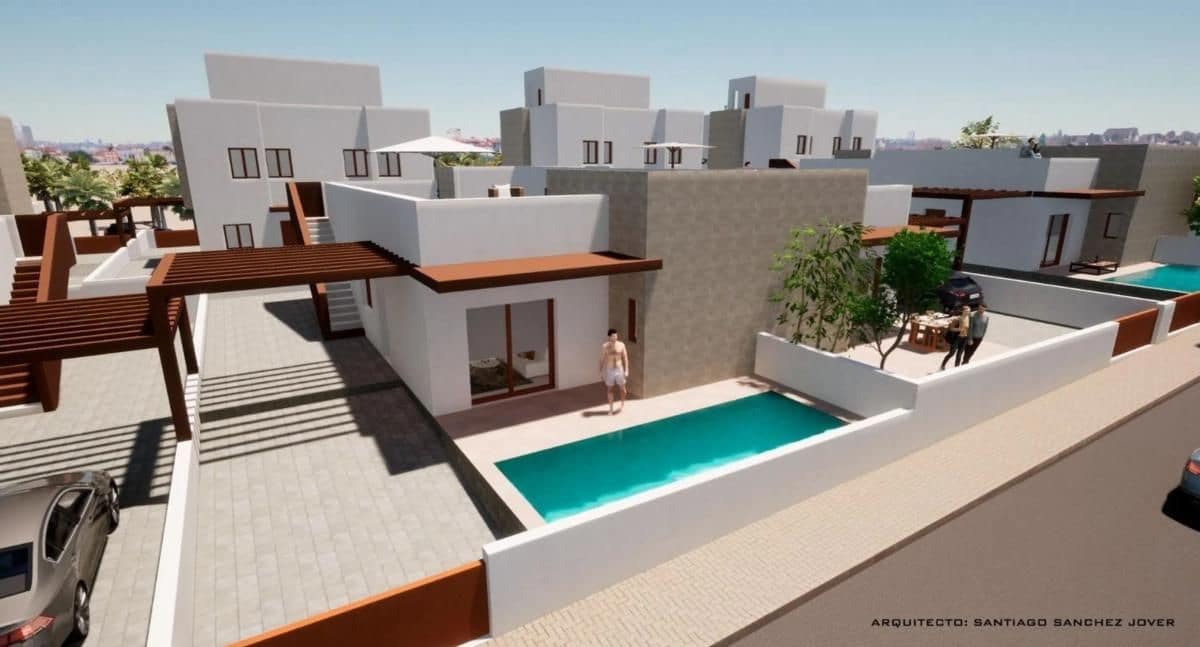 3 soveværelse Rækkehus til salg i Puerto de Mazarron med swimmingpool - € 287.000 (Ref: 9648440)
