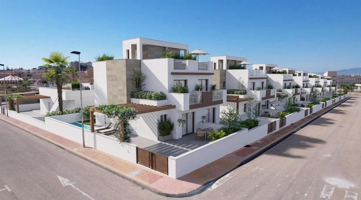 3 soveværelse Rækkehus til salg i Puerto de Mazarron med swimmingpool - € 287.000 (Ref: 9648440)