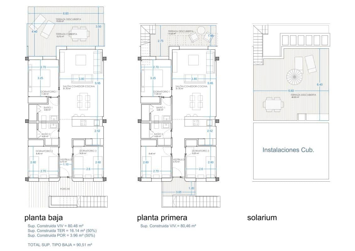 3 bedroom Bungalow for sale in Bigastro with pool - € 189,000 (Ref: 9648471)