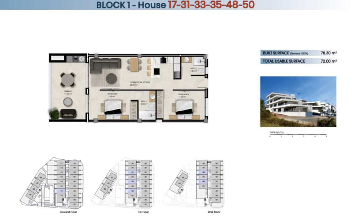 2 soverom Leilighet til salgs i El Pinet med svømmebasseng - € 246 000 (Ref: 9648495)