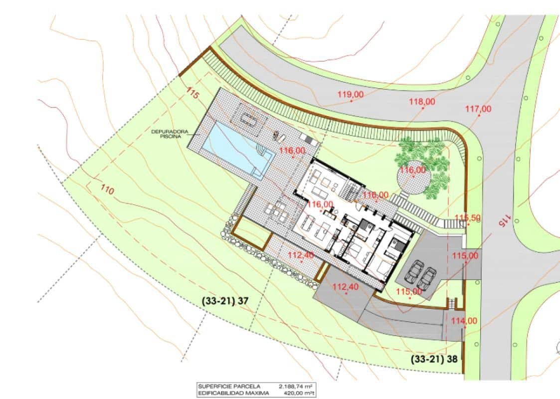 3 sypialnia Willa na sprzedaż w Las Colinas Golf z basenem - 2 695 000 € (Ref: 9648505)