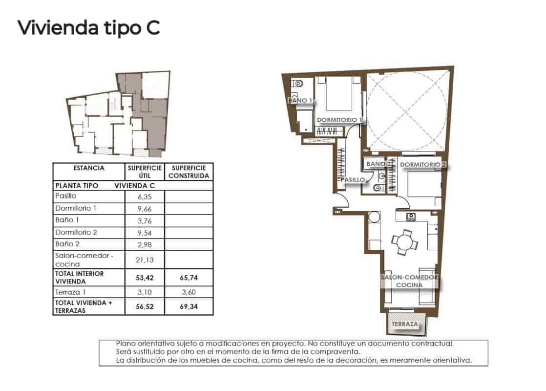 1 slaapkamer Appartement te koop in Torrevieja met zwembad - € 198.000 (Ref: 9648513)