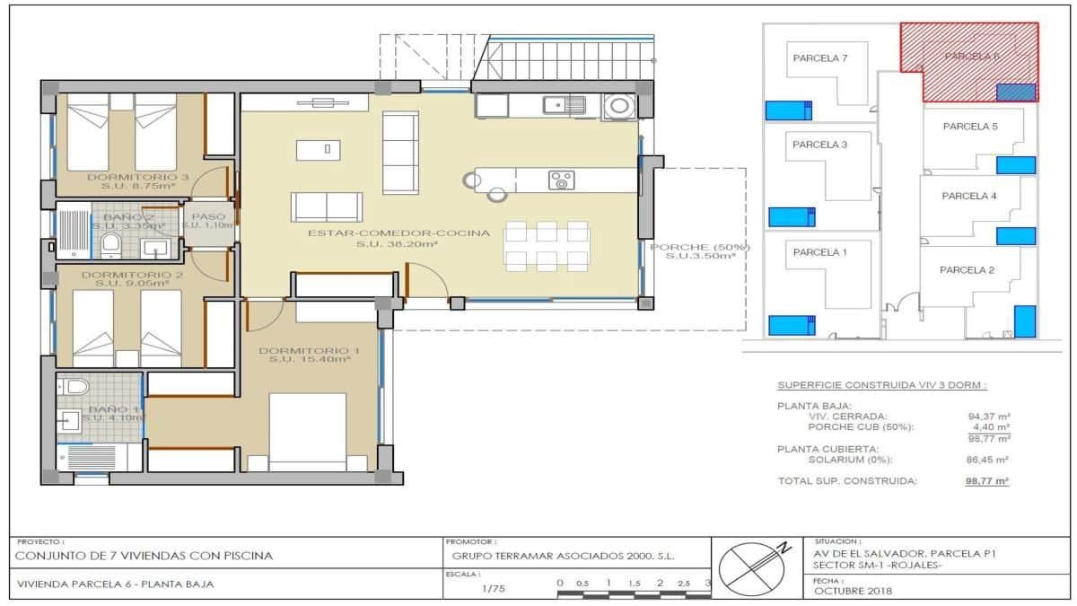 3 soverom Villa til salgs i Ciudad Quesada med svømmebasseng - € 529 000 (Ref: 9648532)
