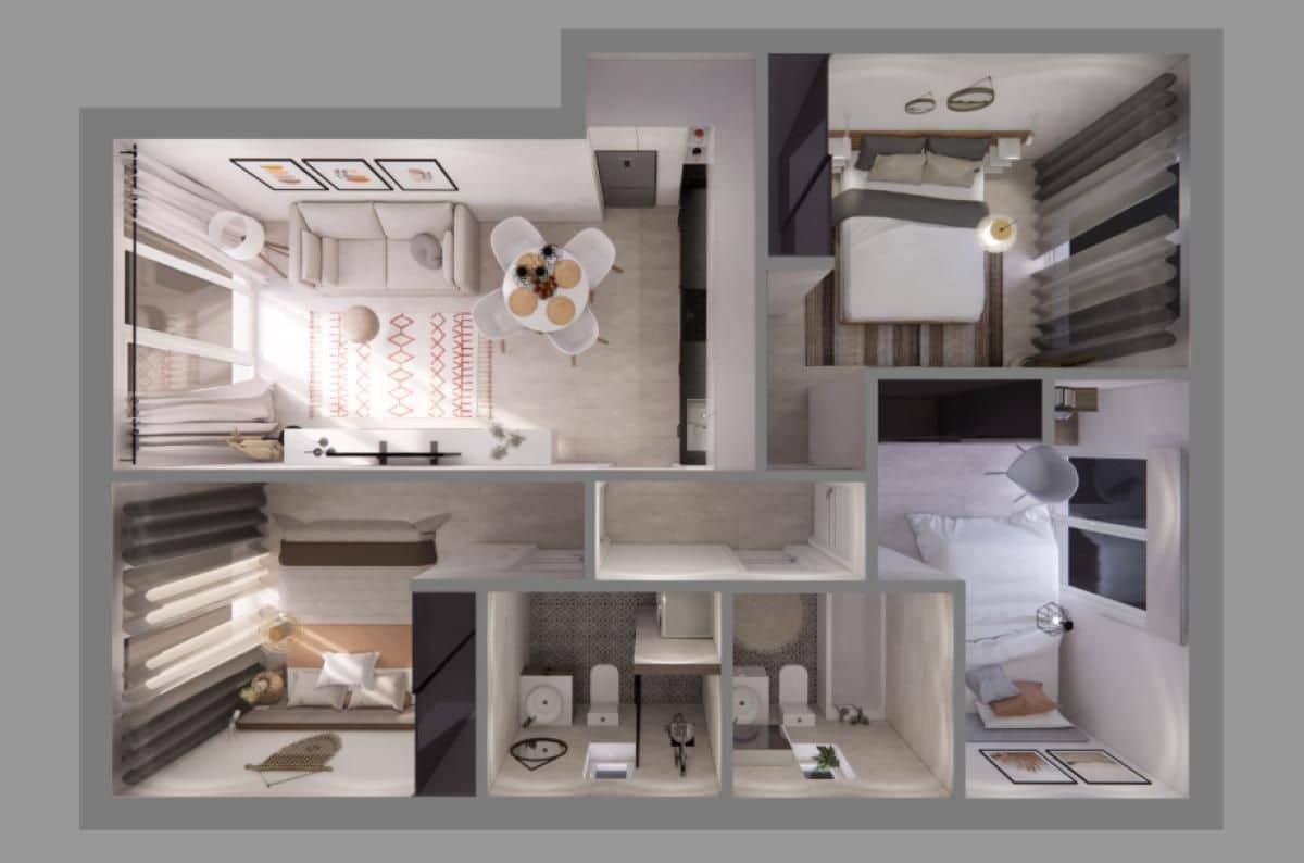 3 soverom Leilighet til salgs i Torrevieja - € 234 000 (Ref: 9648534)