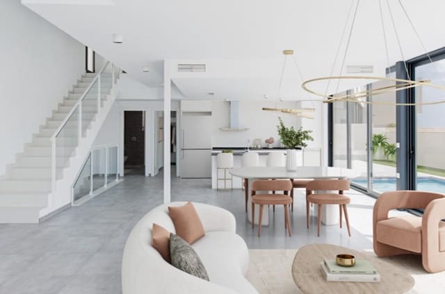 4 makuuhuone Huvila myytävänä paikassa Gran Alacant, Santa Pola mukana uima-altaan - 605 000 € (Ref: 9648536)