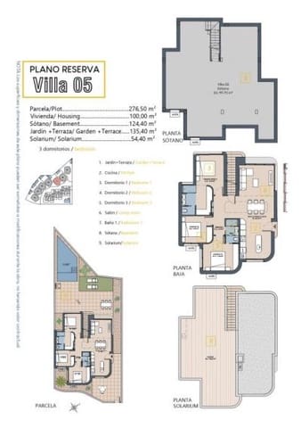 3 camera da letto Villa in vendita in Los Alcázares con piscina - 589.900 € (Rif: 9648548)