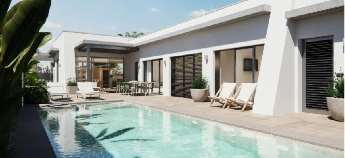 Chalet de 3 habitaciones en San Javier en venta con piscina - 1.250.000 € (Ref: 9648562)