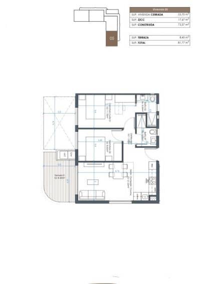 2 soveværelse Lejlighed til salg i Guardamar del Segura med swimmingpool garage - € 302.000 (Ref: 9648583)
